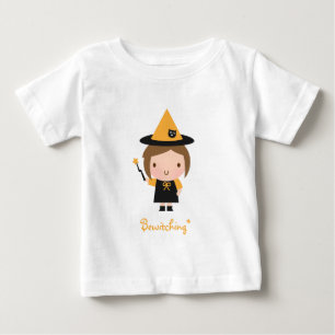 Camiseta De Bebé Brujita Linda, Encantador Halloween