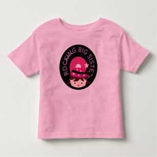 Camiseta De Bebé Brunette Rocking Big Sister