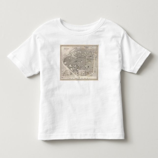 Camiseta De Bebé Bruselas y Bélgica (Anverso)