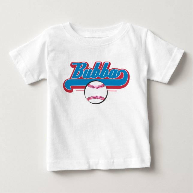 Camiseta De Bebé Bubba baseball logo (Anverso)