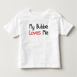 Camiseta De Bebé Bubbe me ama