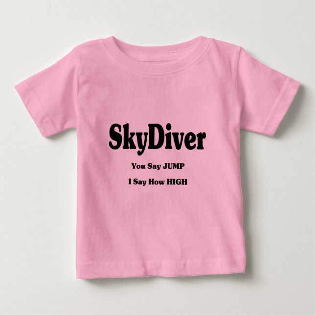 Camiseta De Bebé Buceador de cielo (Anverso)