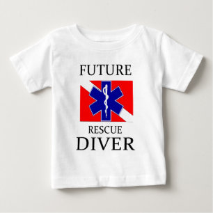 Camiseta De Bebé Buceador futuro del rescate