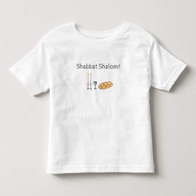 Camiseta De Bebé Buchito de sketch de Shabbat (Anverso)