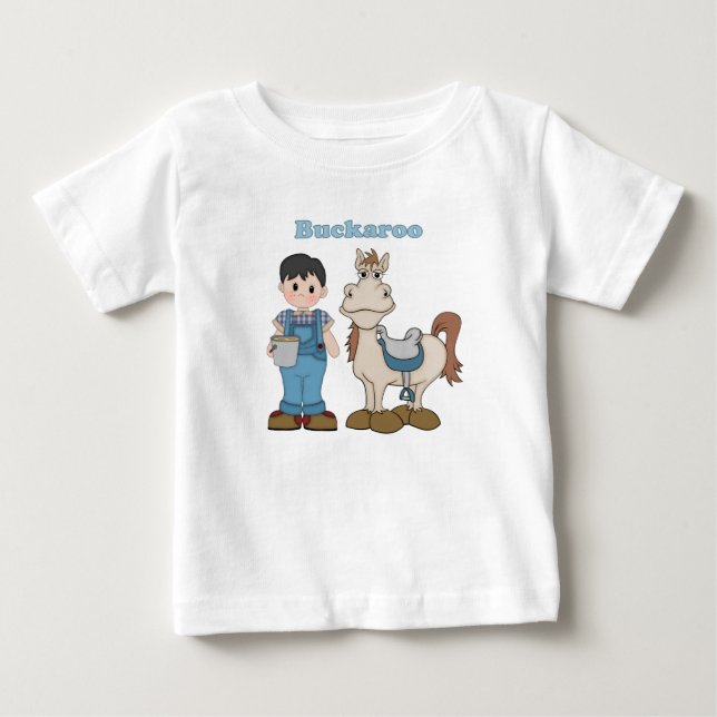 Camiseta De Bebé Buckaroo Cowboy (Anverso)