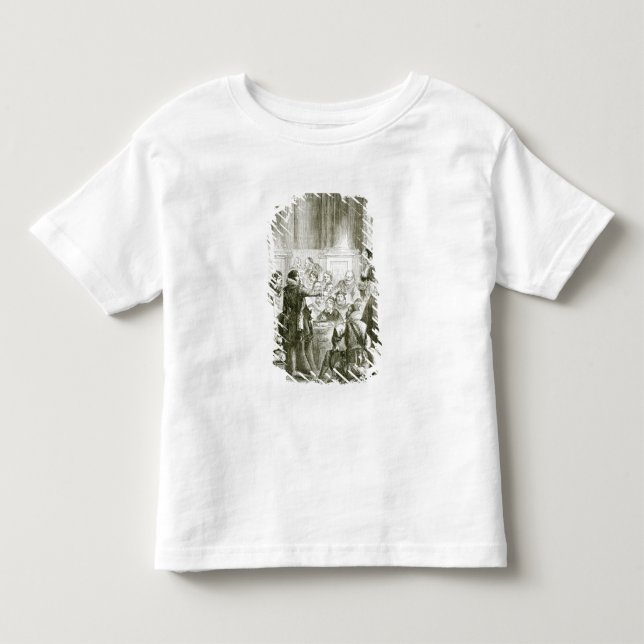 Camiseta De Bebé Buckingham ante el consejo (Anverso)