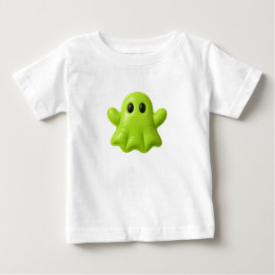 Camiseta De Bebé Buda brillante - Tee de fantasma verde lindo