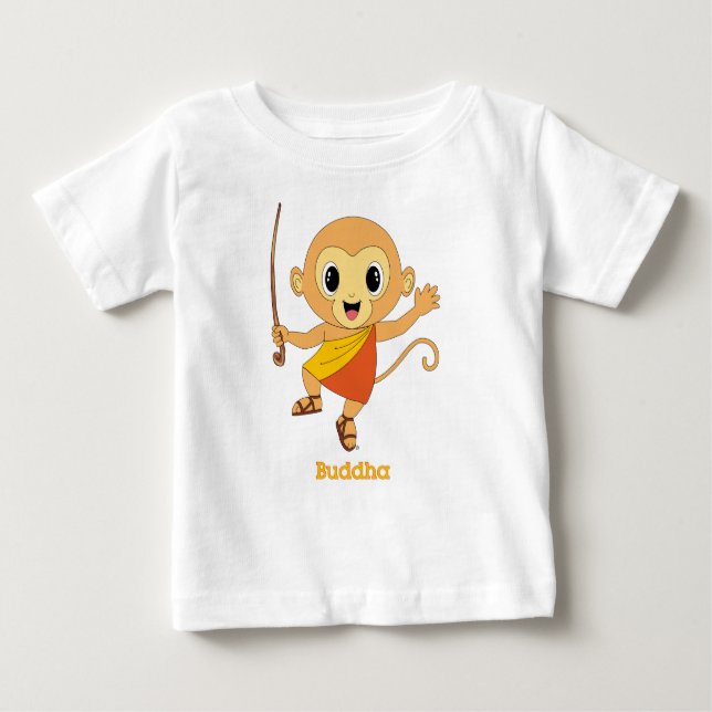 Camiseta De Bebé Buda Monkey™ (Anverso)