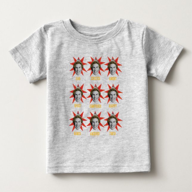 Camiseta De Bebé Buddy the Elf | Emociones (Anverso)