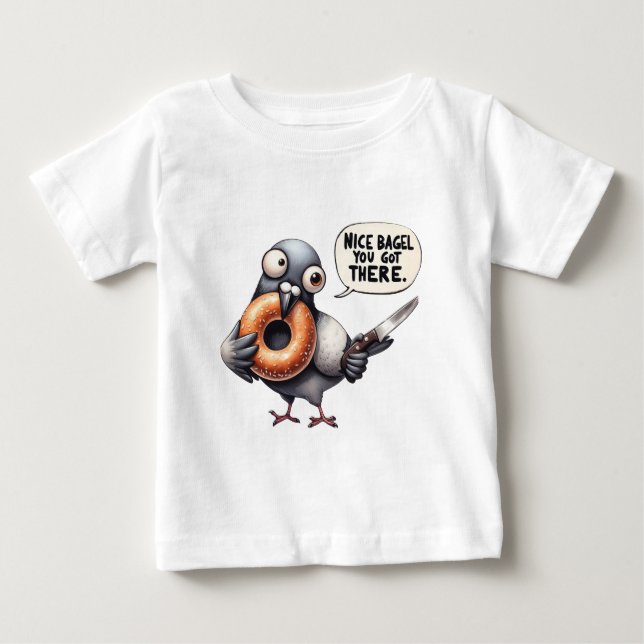 Camiseta De Bebé Buen Bagel que tienes ahí (Anverso)