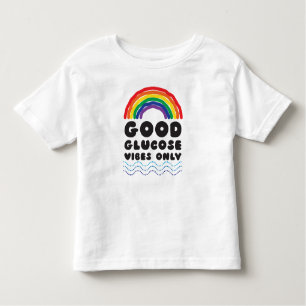 Camiseta De Bebé Buena glucosa (arco iris)
