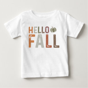 Camiseta De Bebé Bueno, hola otoño