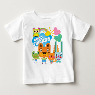 Camiseta De Bebé Buenos amigos de los animales