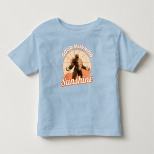 Camiseta De Bebé Buenos Días Sol Bigfoot Humor