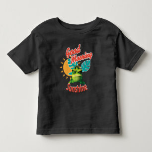 Camiseta De Bebé Buenos Días Sol Funny Camaleón