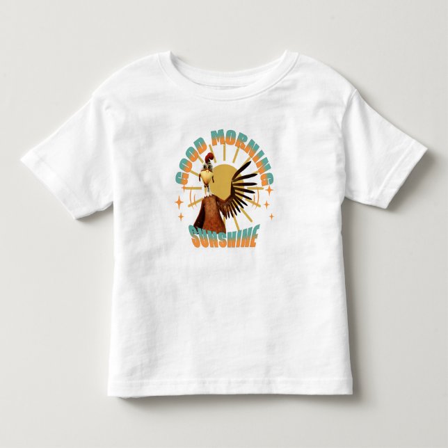 Camiseta De Bebé Buenos Días Sol Risueño Gallo (Anverso)