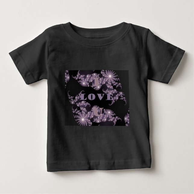 Camiseta De Bebé Buenos Días Te Amo. (Anverso)