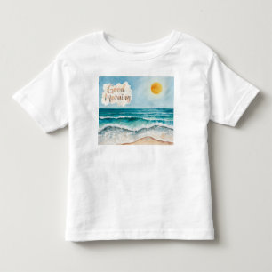 Camiseta De Bebé Buenos Días Vida de Playa