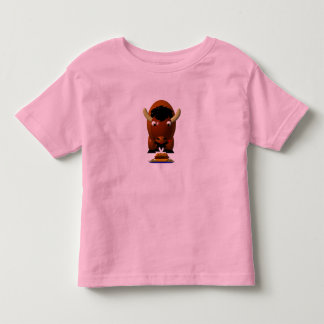 Camiseta De Bebé Búfalo Adorable con Carne sobre Weck y Alas de Búf