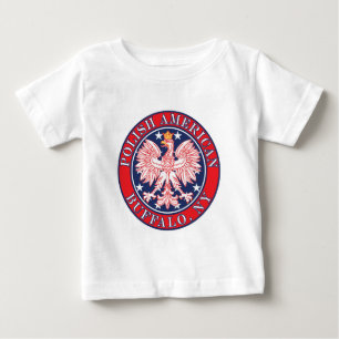 Camiseta De Bebé Buffalo Nueva York Polaco