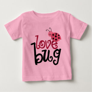 Camiseta De Bebé Bug de amor