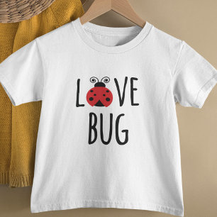 Camiseta De Bebé Bug de amor
