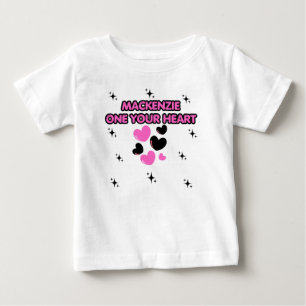 Camiseta De Bebé BUG DE AMOR, FIESTA DE 1er CUMPLEAÑOS BLANCA