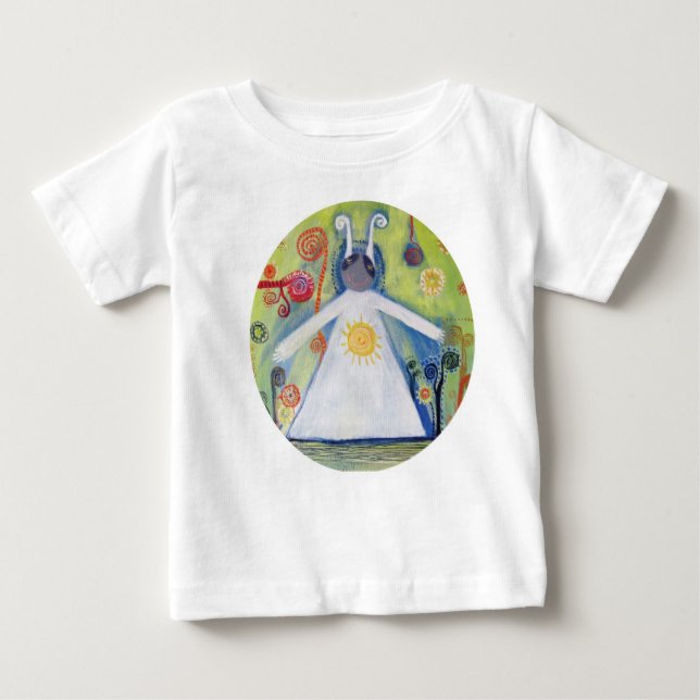 Camiseta De Bebé Bug Love Organieper Creeper (Anverso)