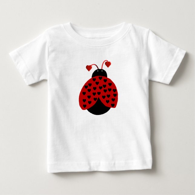 Camiseta De Bebé Bug Shirt de amor (Anverso)
