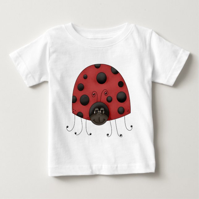 Camiseta De Bebé Buggin' You ・ Ladybug (Anverso)