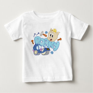 Camiseta De Bebé BUGS BUNNY BUILDERS™  Arte del boceto de Porky
