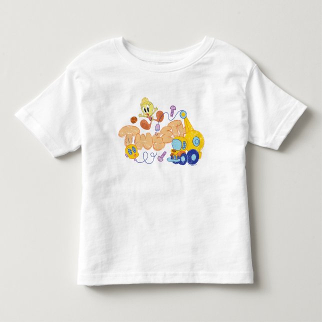 Camiseta De Bebé BUGS BUNNY BUILDERS™| Boceto de TWEETY™ (Anverso)