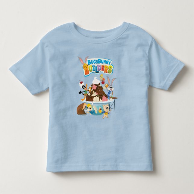 Camiseta De Bebé BUGS BUNNY BUILDERS™| Crema de hielo de Looney Bui (Anverso)