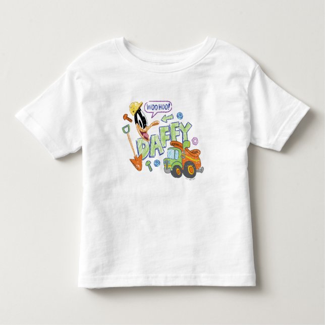 Camiseta De Bebé BUGS BUNNY BUILDERS™| DAFFY DUCK™ Sketch Art (Anverso)