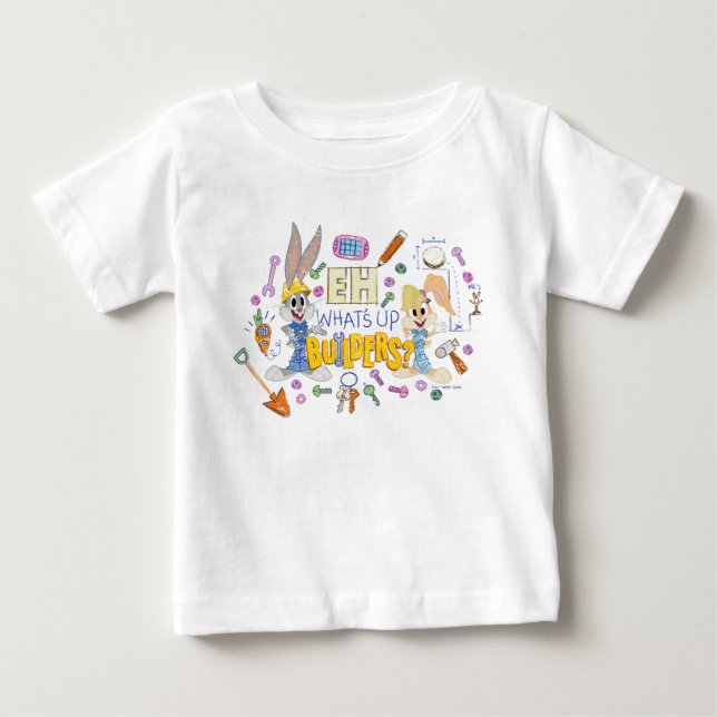 Camiseta De Bebé BUGS BUNNY BUILDERS™| Eh, ¿Qué hay de los construc (Anverso)