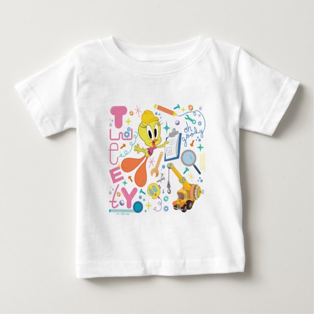 Camiseta De Bebé BUGS BUNNY BUILDERS™| Herramientas de trabajo TWEE (Anverso)