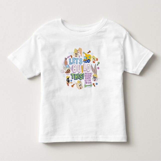 Camiseta De Bebé BUGS BUNNY BUILDERS™| "Let's Build This" Sketch (Anverso)