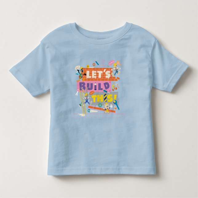 Camiseta De Bebé BUGS BUNNY BUILDERS™| Sitio de trabajo "Let's Buil (Anverso)