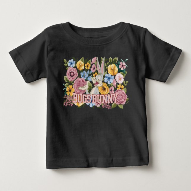 Camiseta De Bebé BUGS BUNNY™ Floral Embroidery Graphic (Anverso)