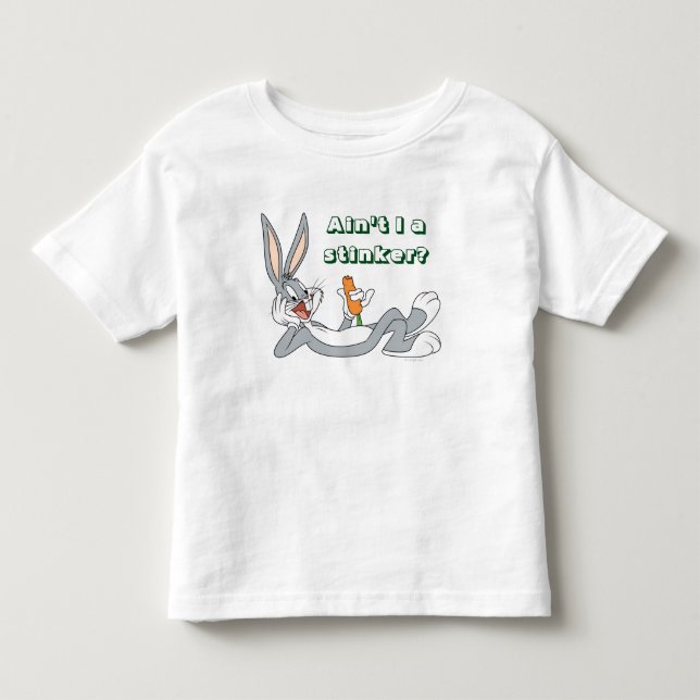 Camiseta De Bebé BUGS BUNNY™ MIENTRAS Abajo La Zanahoria De Comer (Anverso)
