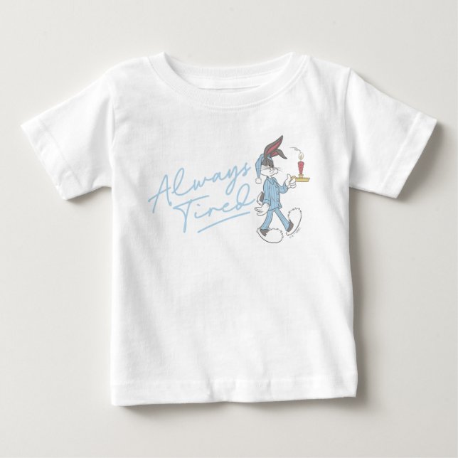 Camiseta De Bebé BUGS BUNNY™ Siempre Cansado (Anverso)