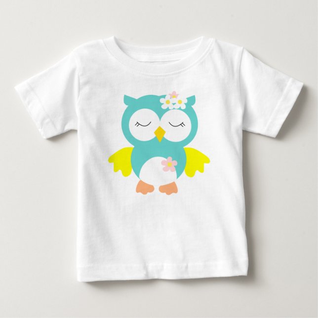 Camiseta De Bebé búho (Anverso)