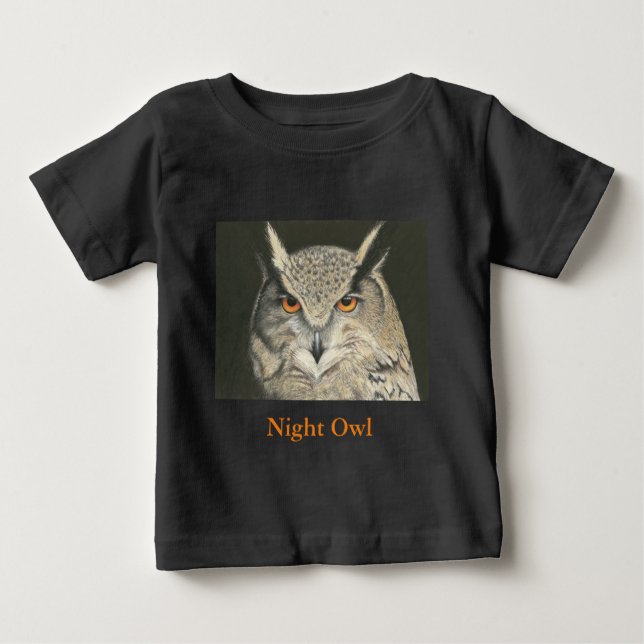 Camiseta De Bebé Búho (Anverso)