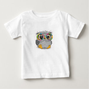 Camiseta De Bebé Búho Colorido