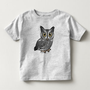 Camiseta De Bebé Búho de chillido del este (fase gris)