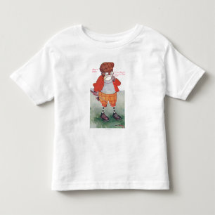 Camiseta De Bebé Búho Golfing que observa la palabra es plata y el