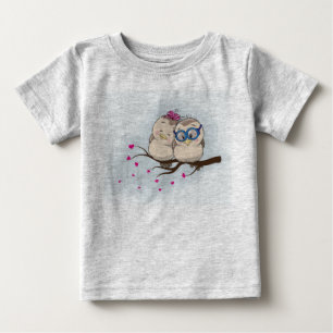 Camiseta De Bebé Búho lindo para regalo de niño o niña