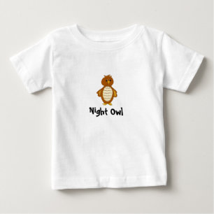 Camiseta De Bebé Búho Nocturno
