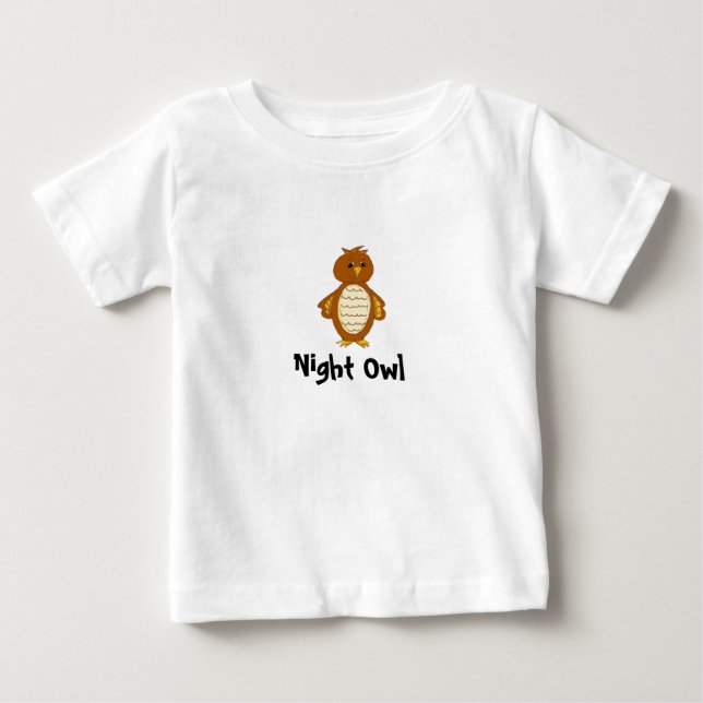 Camiseta De Bebé Búho Nocturno (Anverso)