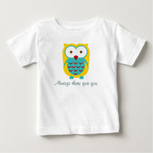 Camiseta De Bebé Búho que mira al bebé inspirador Onsies de la ro